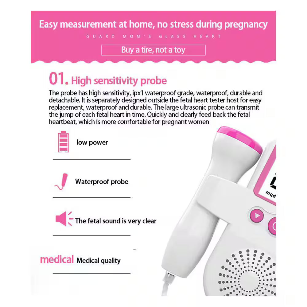 Fetal Doppler Heartbeat Monitor